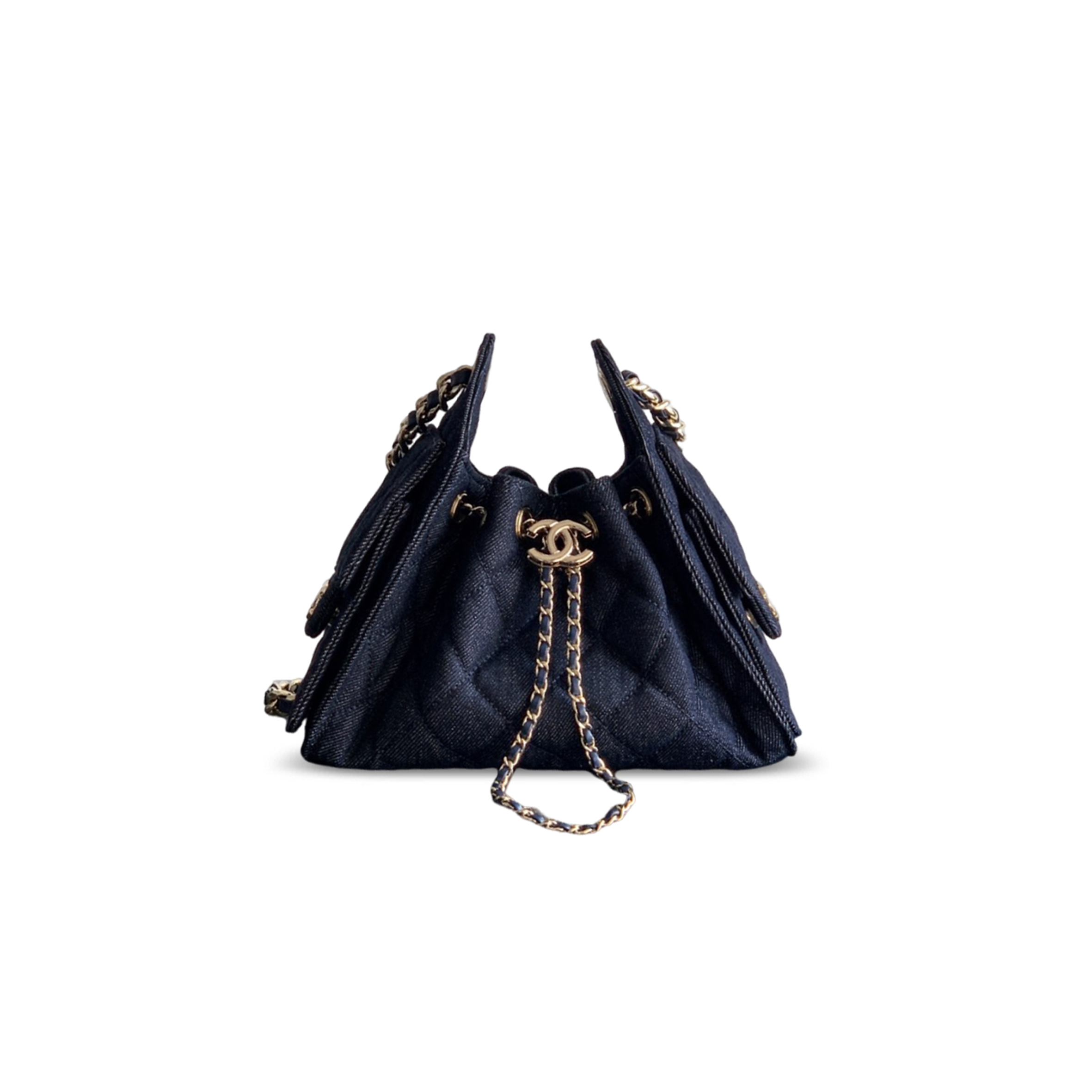 CHANEL 25 MINI HANDBAG DENIM AS5631 (22*20*12.5cm)